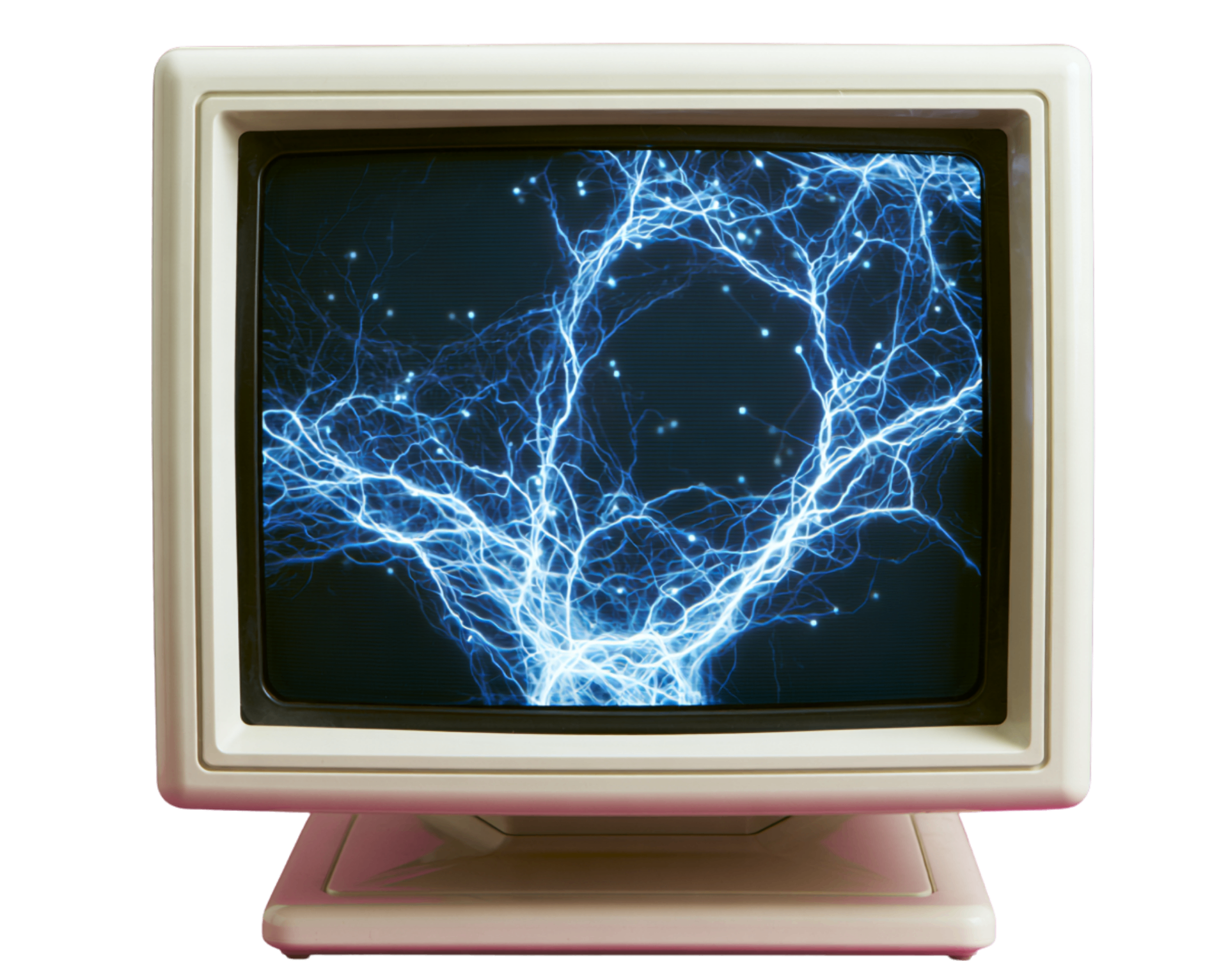 Vintage monitor running the snerp visibility system